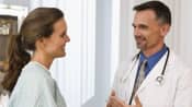 Doctor talking with a patient