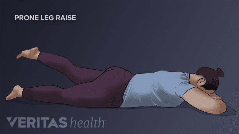 Prone Leg Raise